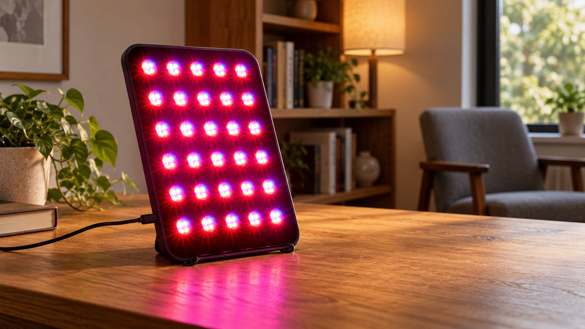 VanqHeal 5-Colour Red Light Therapy Panel Review: Stand, Controls and Trade-Offs