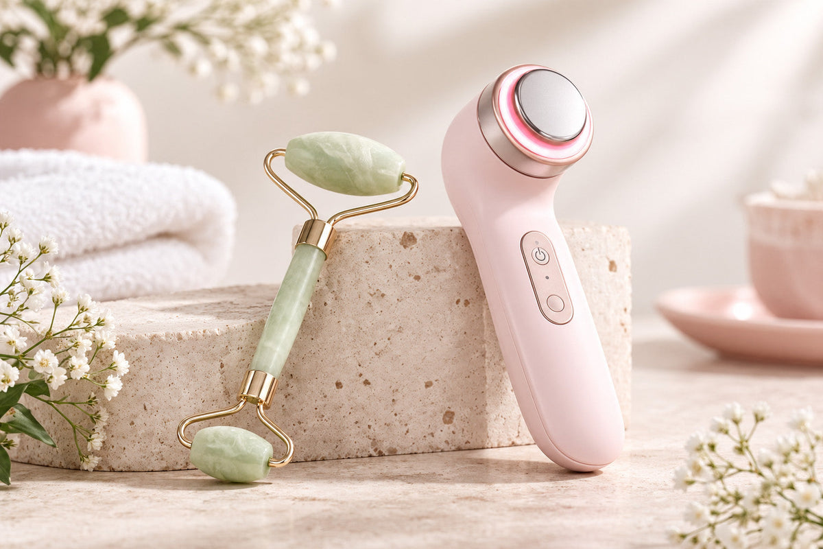 Manual Face Roller vs Electric Facial Massager: Effort, Features and Limits