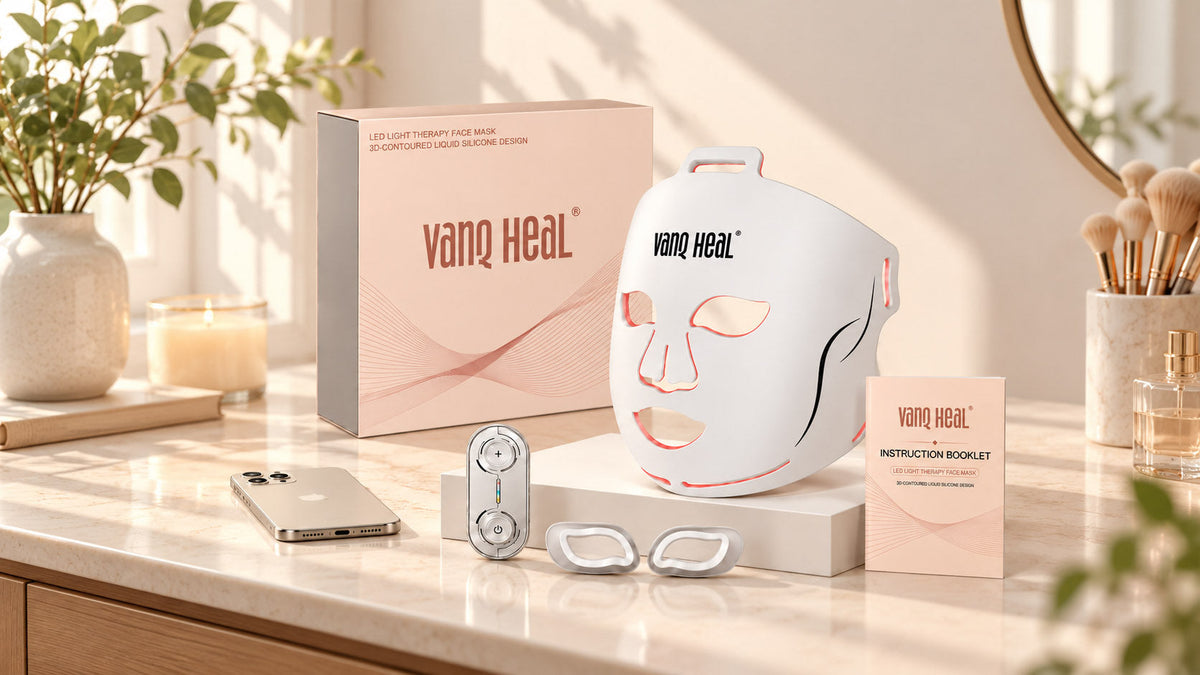 VanqHeal 3D vs Omnilux Men: Red and NIR Mask Comparison