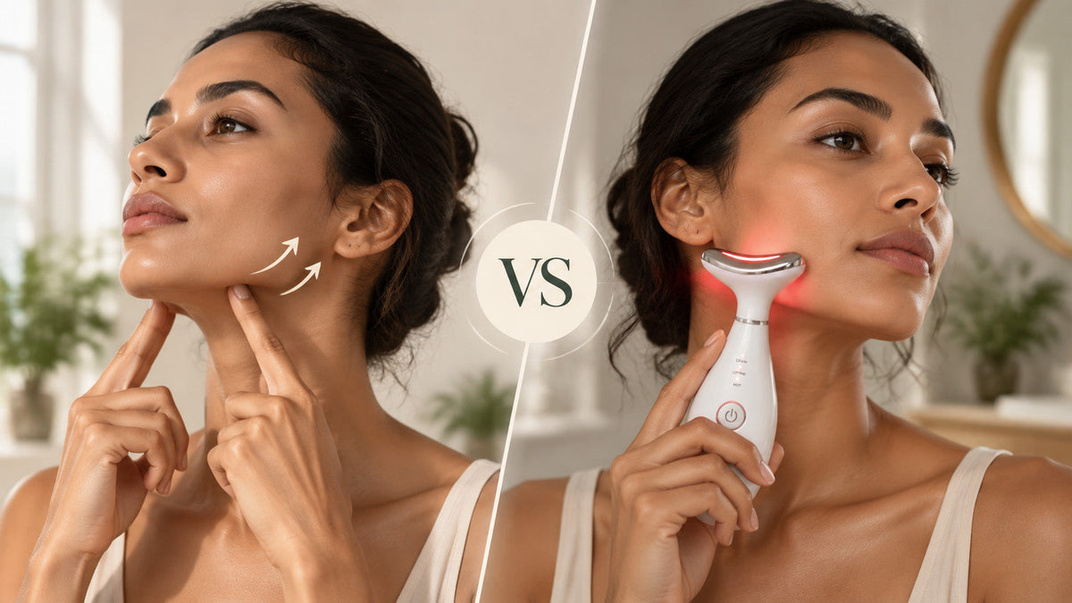 Facial Toning Exercises vs Devices: What the Evidence Can Tell You