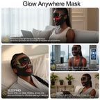 7-color LED light therapy mask for wrinkles acne dullness redness and uneven tone