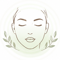 LED light therapy mask helps visibly calm and balance tired-looking skin