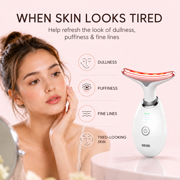 Mini facial sculpting wand for dullness, puffiness, fine lines and tired-looking skin care