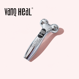 VanqHeal 4D electric pulse massage roller for EMS body contouring and muscle relief