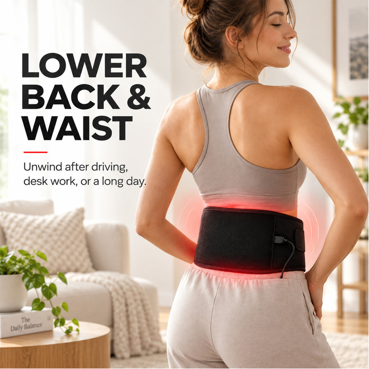 Infrared Red Light Therapy Vibration Belt