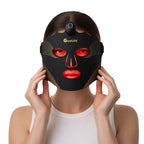 Wireless LED light therapy mask for flexible at-home face mask skin care routine
