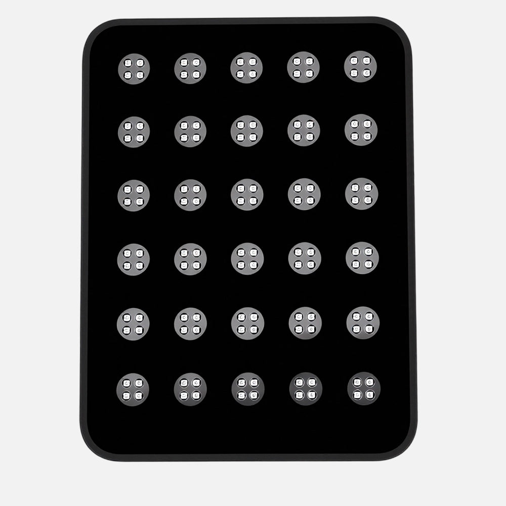 120 high-intensity LEDs red light therapy panel for even face neck and chest coverage