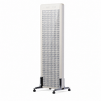 VanqHeal E96A LED panel with floor stand power adapter protective eyewear and manual
