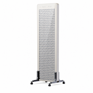 VanqHeal E96A LED panel with floor stand power adapter protective eyewear and manual