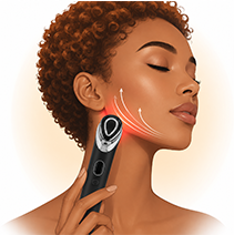 LED light therapy wand supports firmer smoother-looking skin and facial renewal