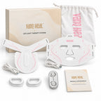 LED Light Therapy Mask for Face & Neck Set