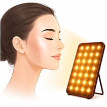 LED light therapy for skin helps brighten dull uneven tone and support radiant skin
