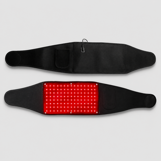 Red light therapy belt with 630nm red and 850nm infrared light for body wellness