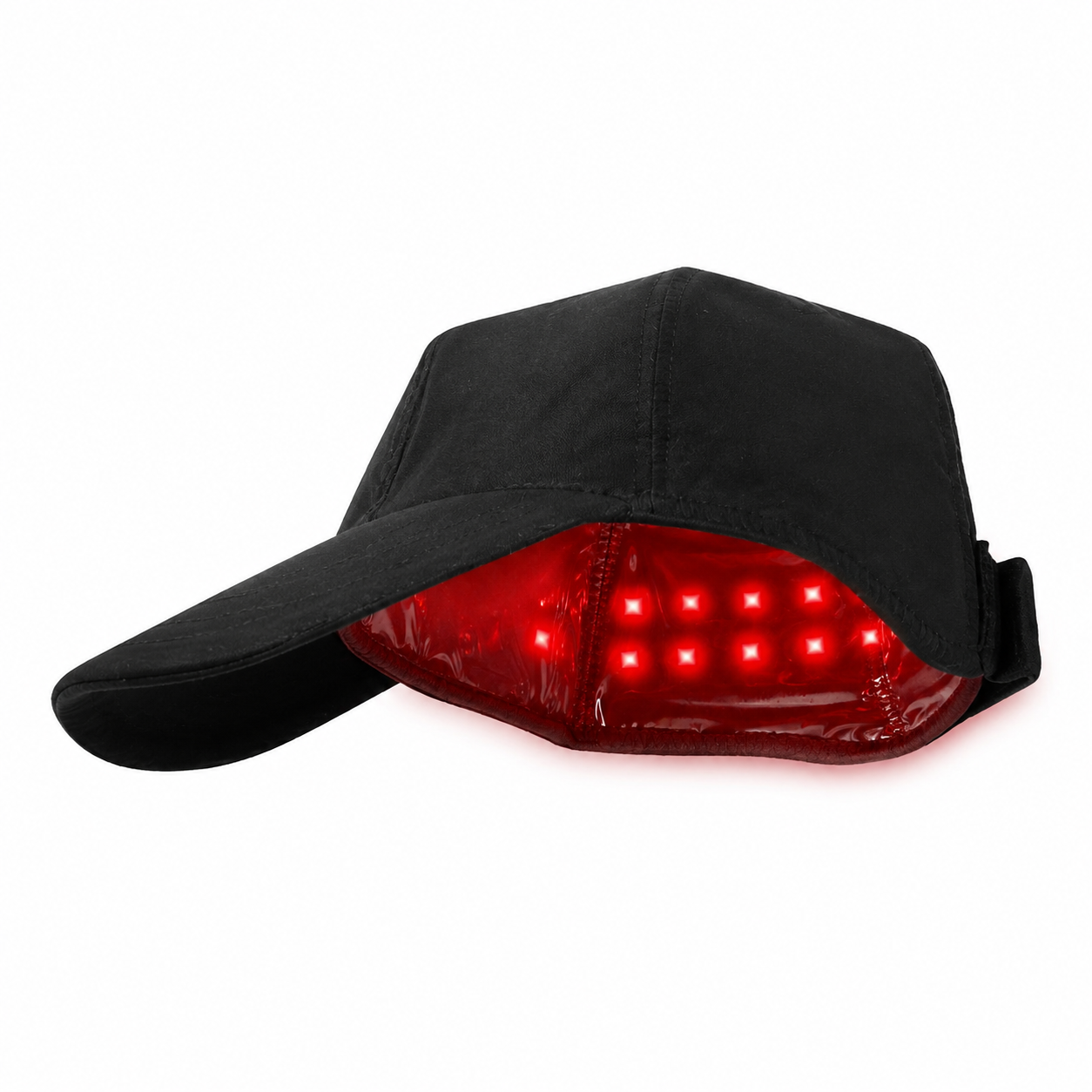 Red light therapy hair growth cap for men with thinning hair and receding hairline care