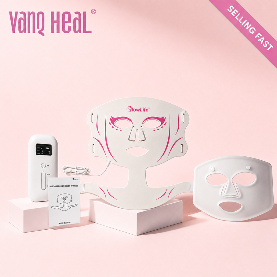 VanqHeal E96A 5-wavelength LED light therapy panel for face and body wellness