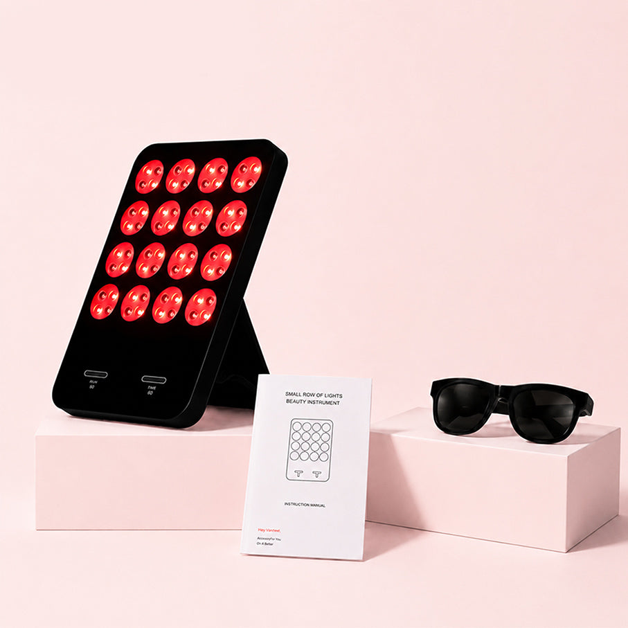 VanqHeal 3-color red light therapy panel South Africa for anti-aging skin care