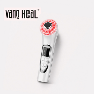 VanqHeal E35 3-color LED facial massager with red light therapy and sonic vibration