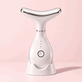 VanqHeal Micro Glow Facial Toning Device with 3-color LED mode, compact facial sculpting tool for at-home skincare