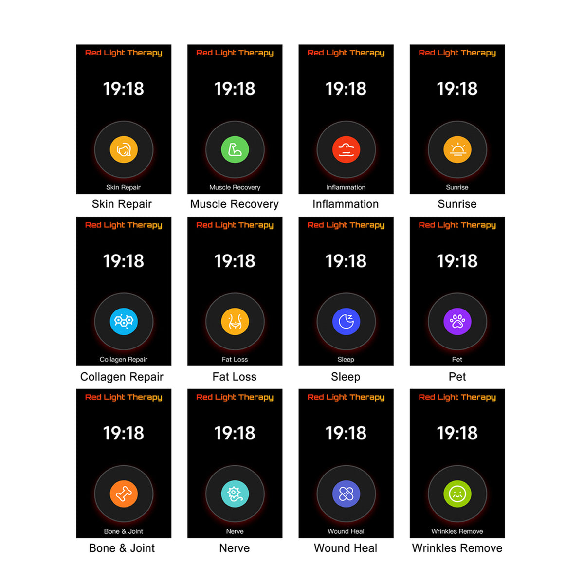 Seven Wavelengths. Individual Control
